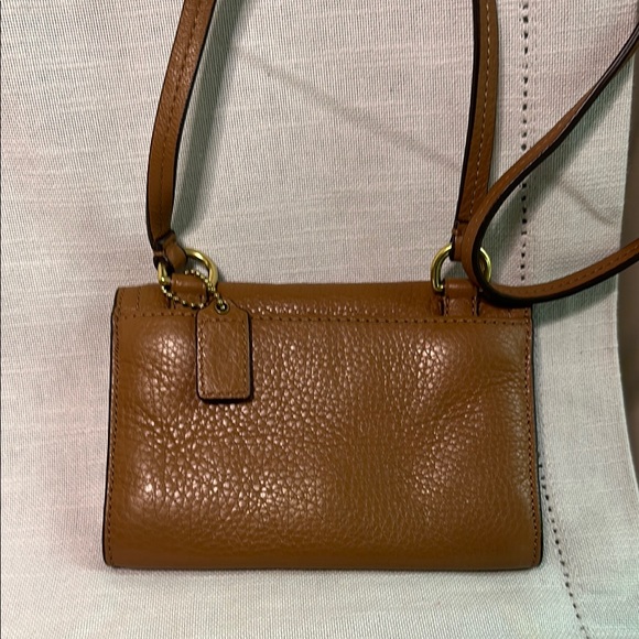 Coach Brown Leather Crossbody Bag - Picture 2 of 9